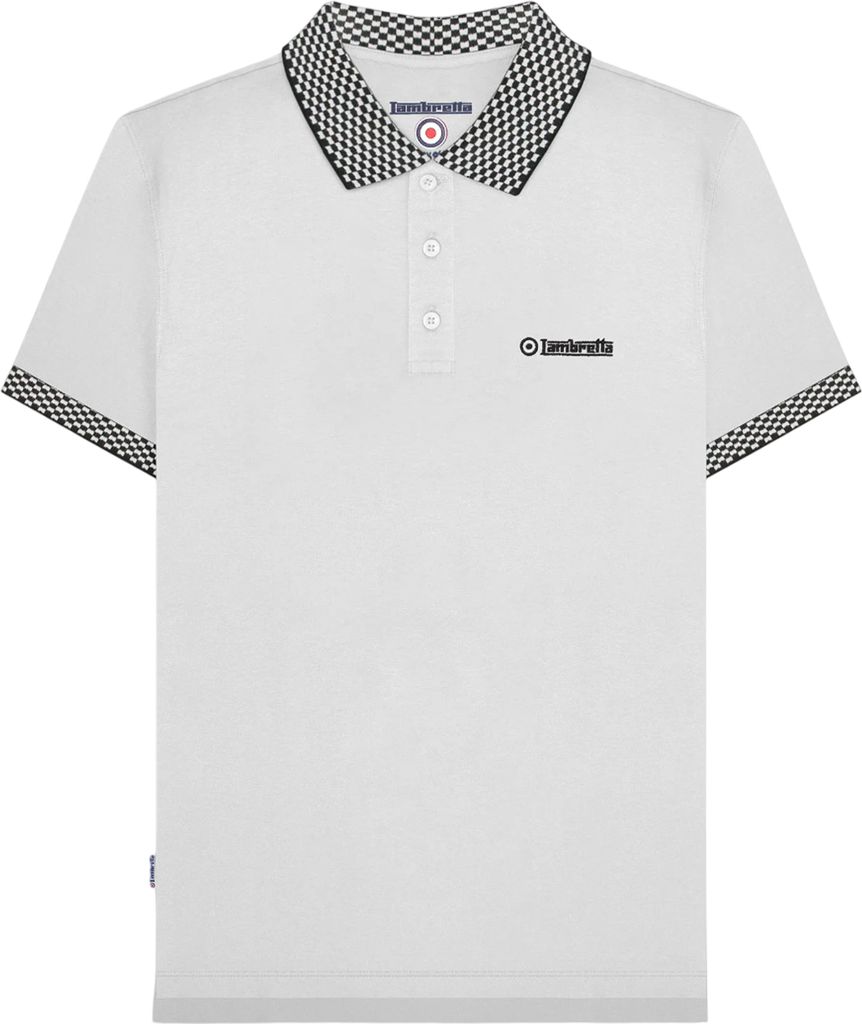 Lambretta - "SS25" Poloshirt für Herren LB142 (XXL) (Weiß)