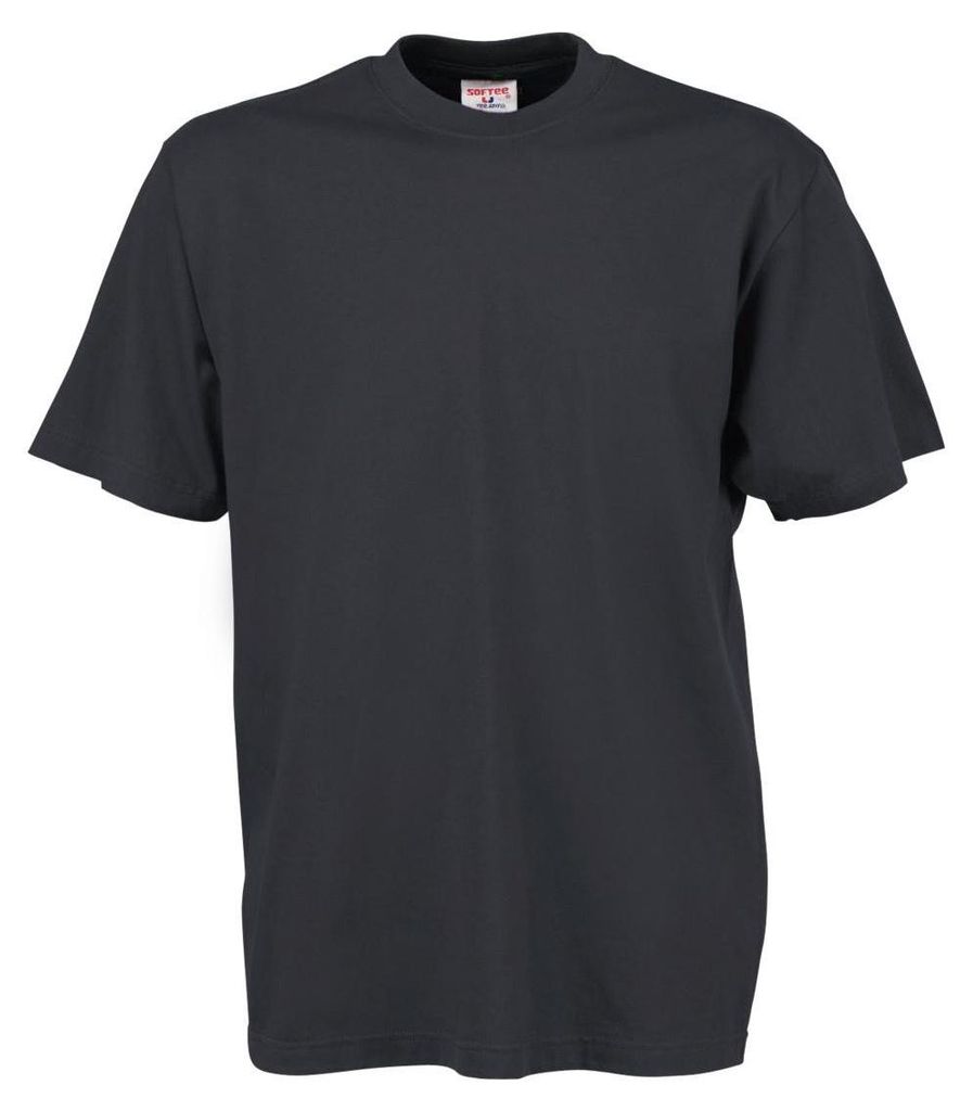 Tee Jays Herren Sof-Tee T-Shirt, Kurzarm, Rundhalsausschnitt FK920 (2XL) (Dunkelgrau)