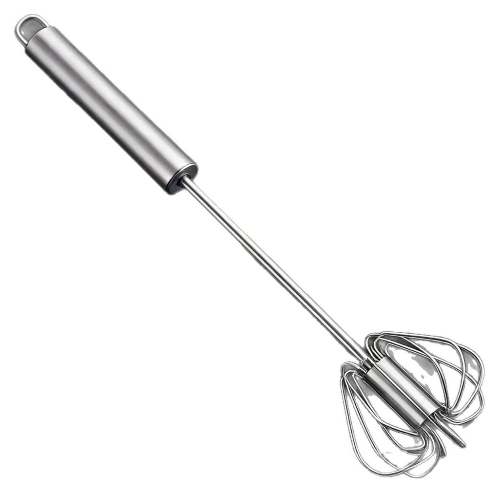 Halbautomatischer Schneebesen aus Edelstahl, Schneebesen Produktbild 