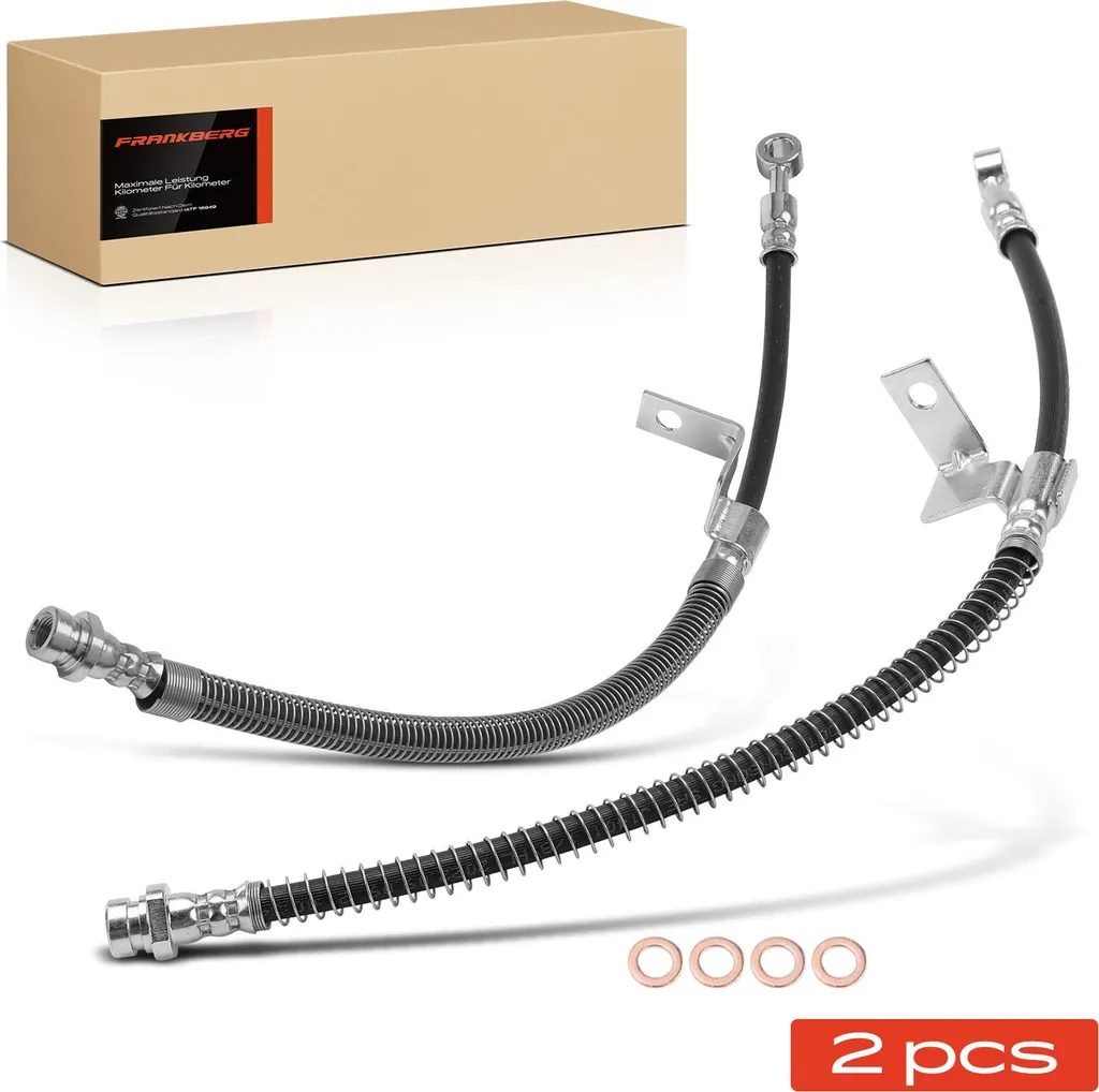 Paire de Flexibles de Frein Avant pour Hyundai Elantra XD Berline et Break