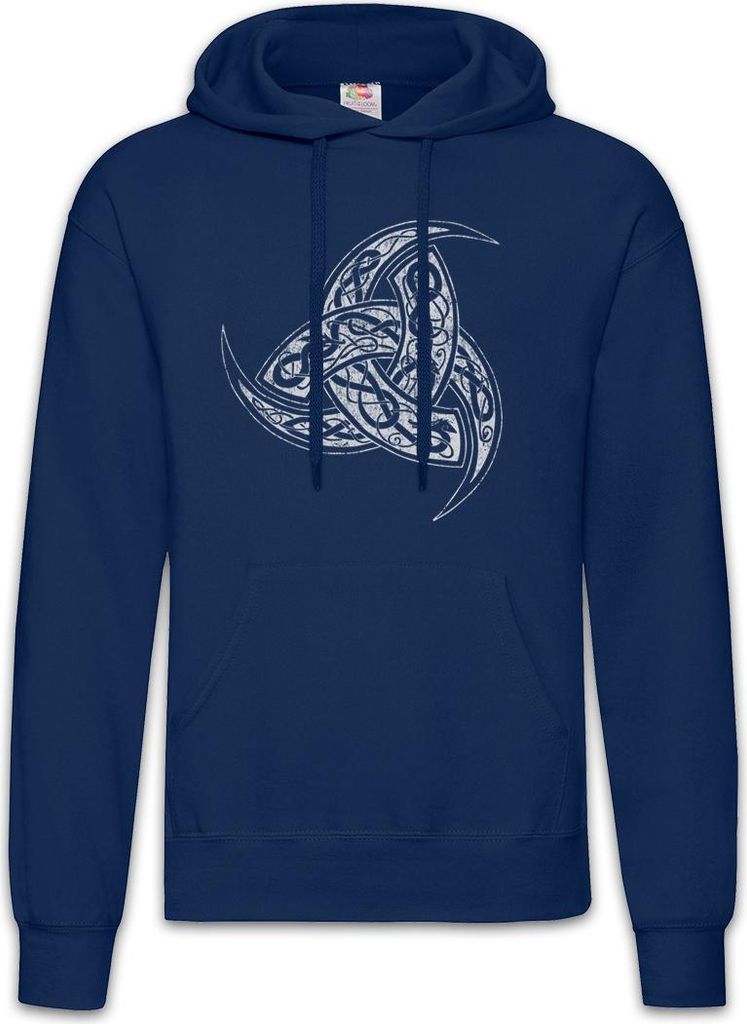 Urban Backwoods Odhins Horns Ornaments, Herren Hoodie, Farbe: Navy, Größe: L