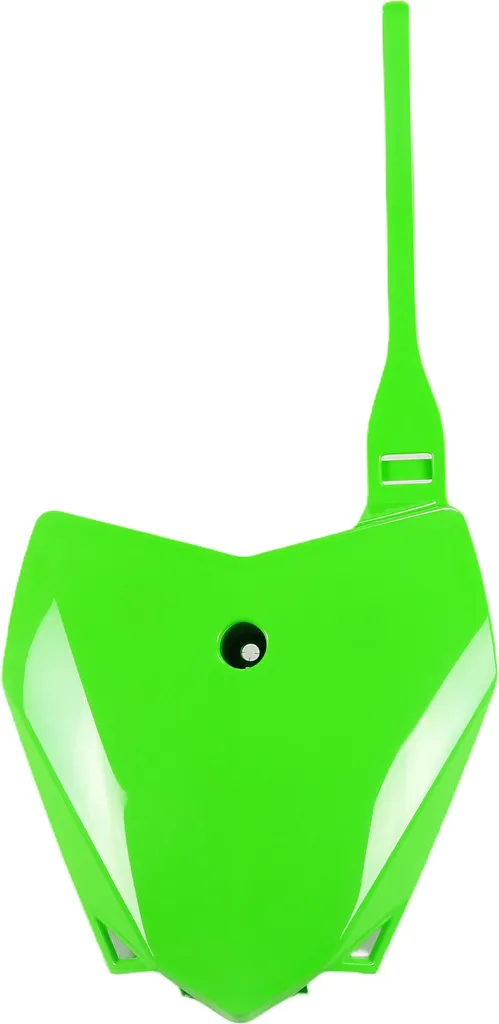 UFO PLAST Front Number Plate Kawasaki Verde OEM | Racing Grade
