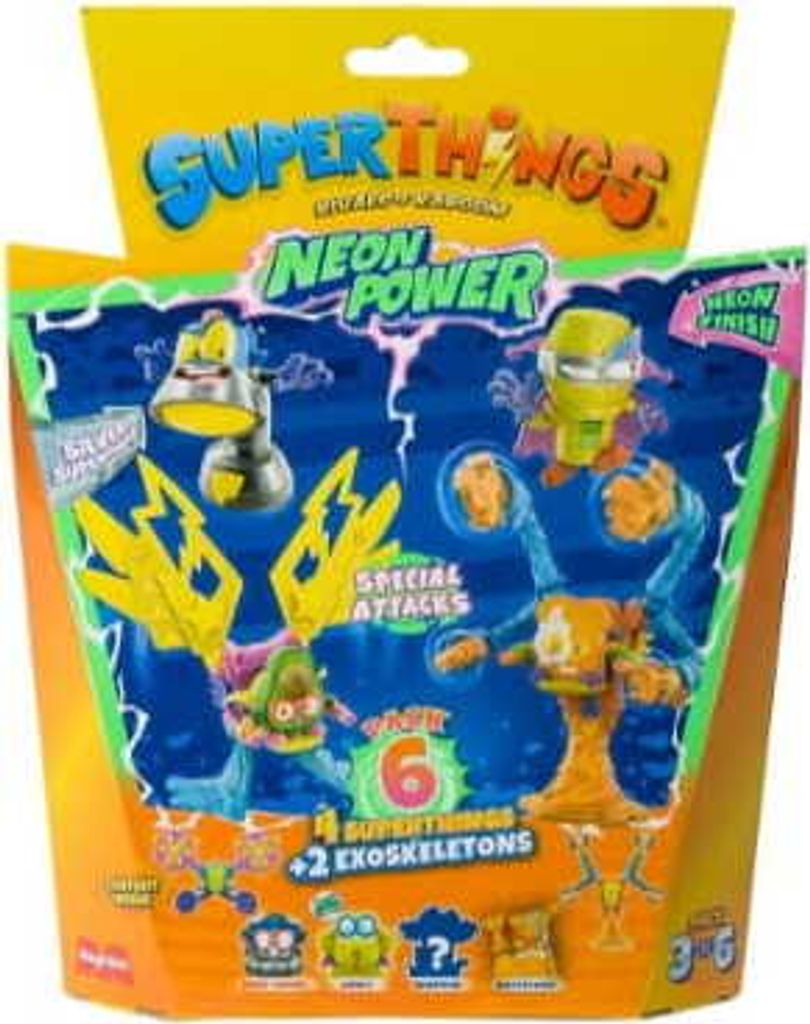 Super Things Neon Power 6 pack mix Magic Box Immagine del prodotto 
