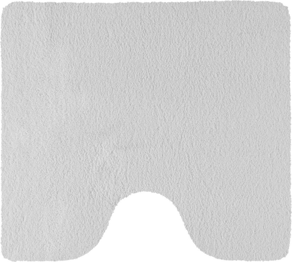 Rhomtuft Badteppich Square Umrand. eckig 55 x 60 cm Farbe weiss