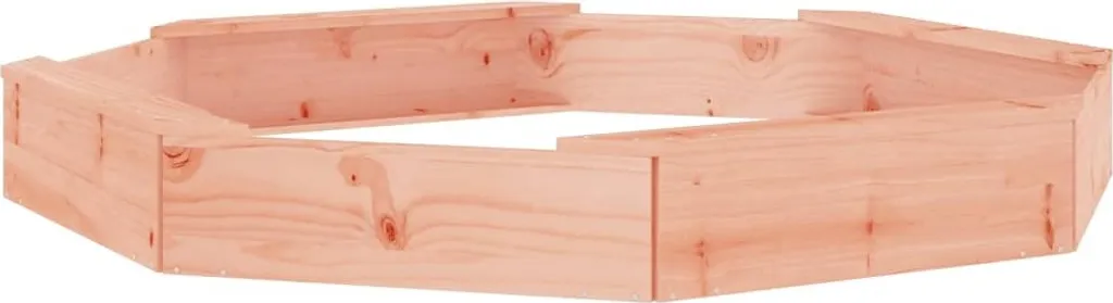Sabbiera in Legno Douglas Massello: Design Ottagonale per Giardino