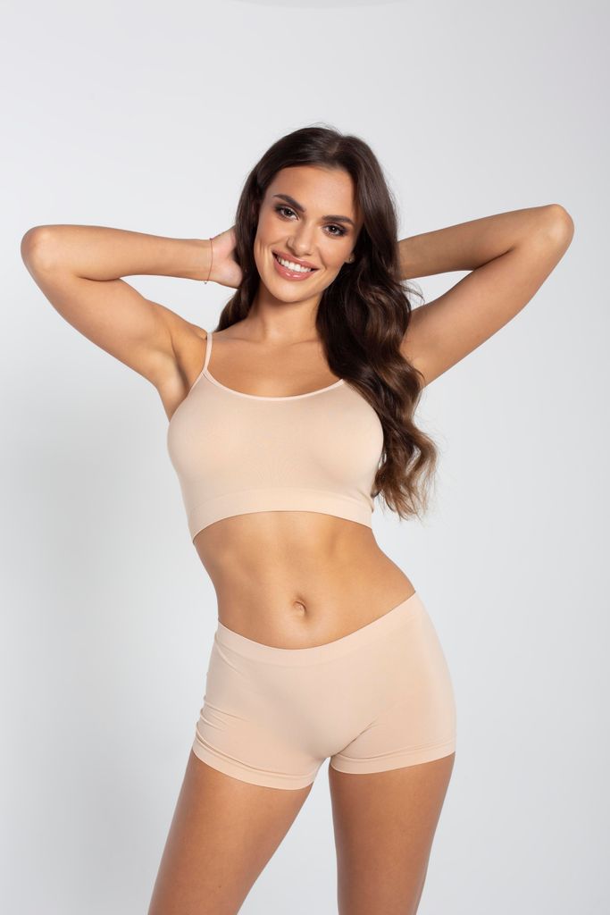 Gatta - Boxershorts Damen - Seamless Panties für Frauen - Natural - M