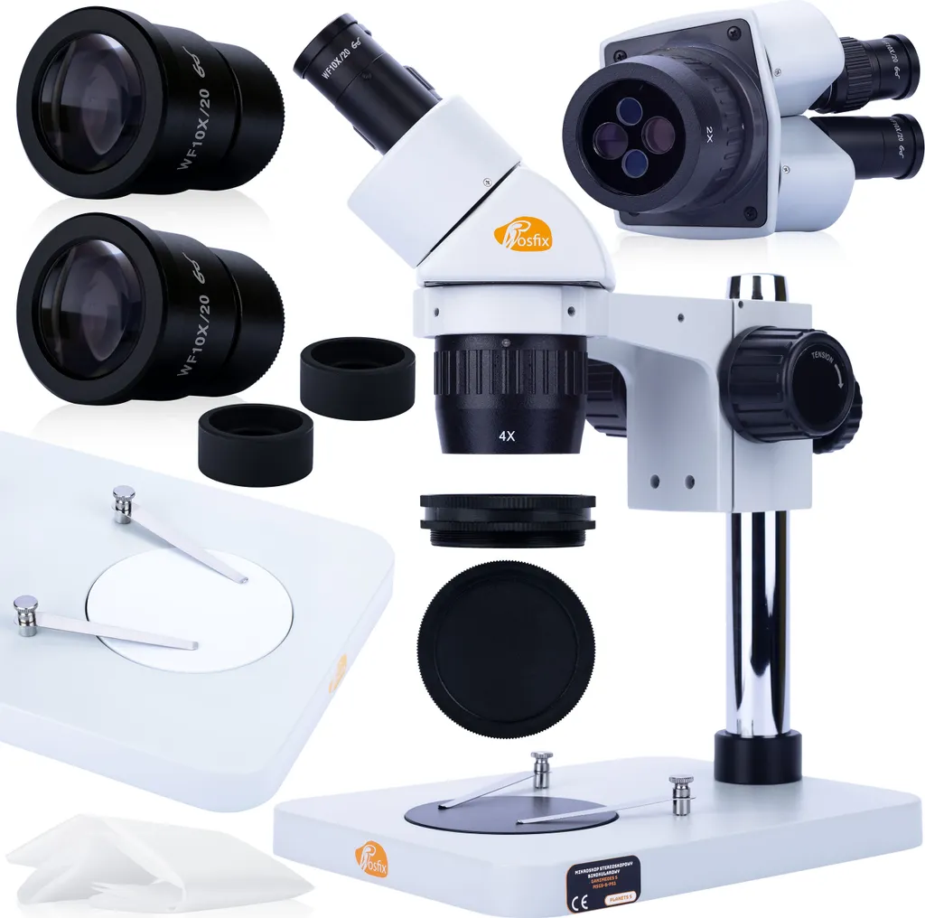 Microscope Binoculaire 20/40x Ganymède S Tête 360° Rosfix Extensible
