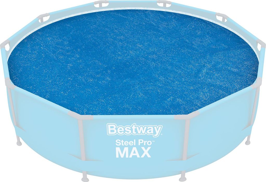 Bestway PE-Solarabdeckplane Ø 289 cm, blau, rund