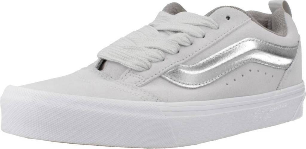 Vans KNU SKOOL Schnür-Sneaker für Damen und Herren, Skaterschuh in Grau