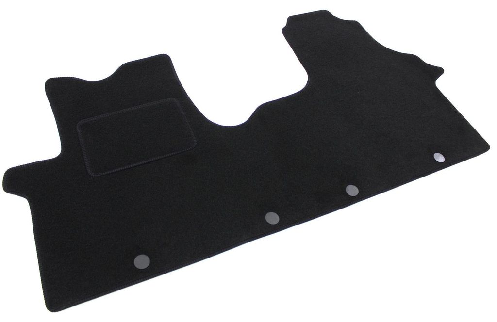 J&J AUTOMOTIVE | Velours Fußmatten Autotepiche Passend Für Crafter 2006-2017 1-tlg, Genaue Passform, rutschfeste Untregrund, Verstärkt Im Pedalb...