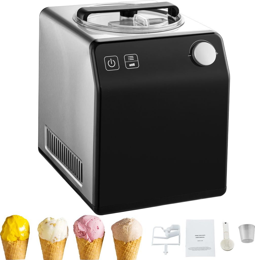 SucceBuy 2QT Automatische Eismaschine, Eingebauter Produktbild 