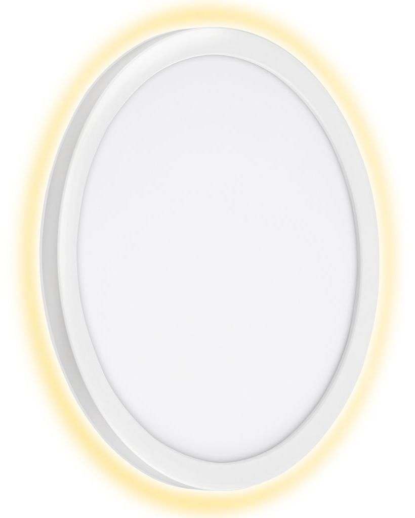 LED Außenwandleuchte Außenleuchte IP44 4000K 15W Ø28cm Weiß Produktbild 