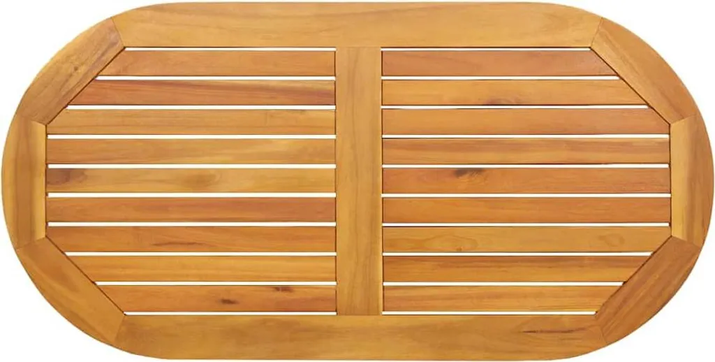 Piano Tavolo Professionale Acacia 110x55 cm - Spessore 20mm Oliato