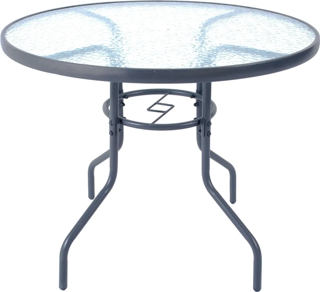 Table de jardin Jupiter 90 NABBI - Fini la rouille avec la résine graphite