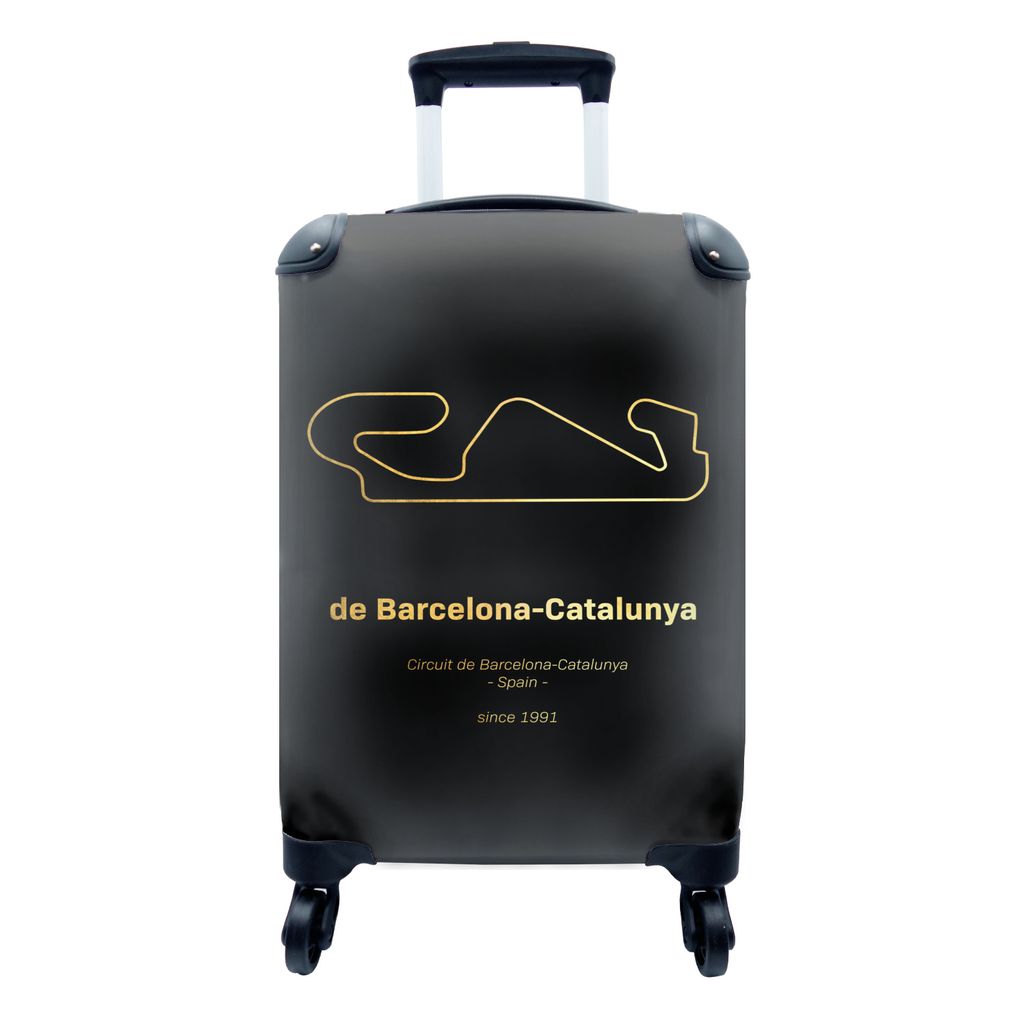 MuchoWow® Koffer Handgepäck Trolley Rollkoffer Kleine Produktbild 