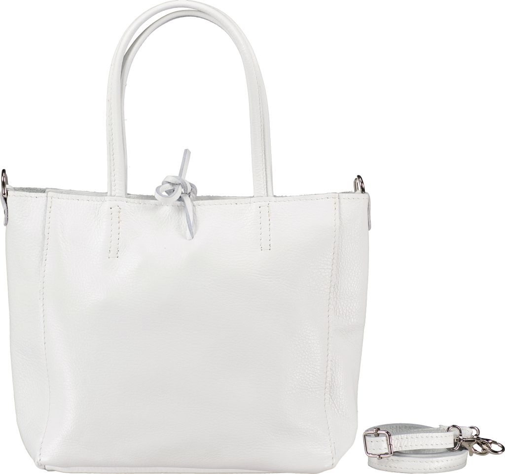 Hausfelder Manufaktur Handtasche Dollaro Weiß onesize
