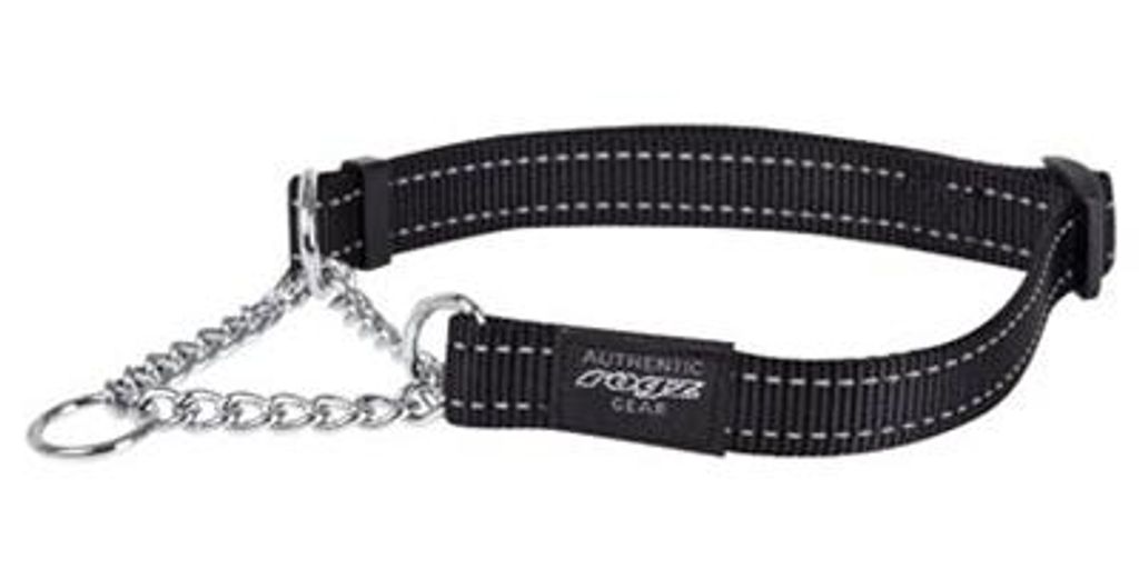 Rogz For Dogs Fanbelt Halfslip Halsband Zwart