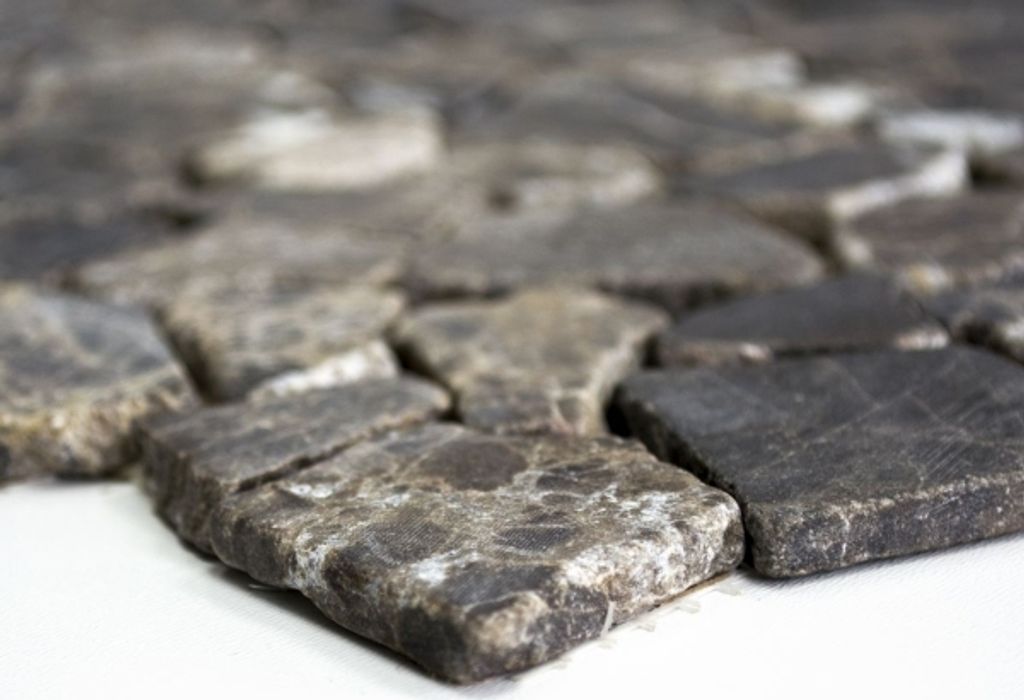 Handmuster Mosaik Fliese Marmor Naturstein beige Bruch Ciot Castanao MOS44-30-180_m