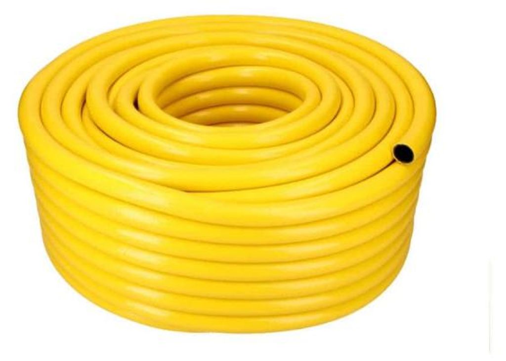 Landwirtschaftlicher Gelber Schlauch, Innendurchmesser 15 mm, Außendurchmesser 20 mm (5/8''), 50 m Rolle, Edm
