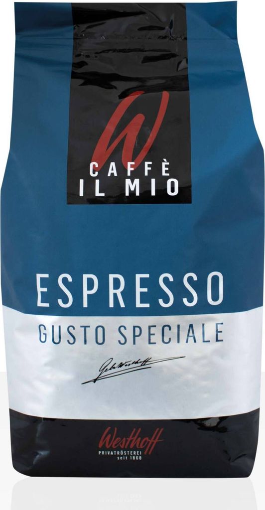 A bag of coffee beans.