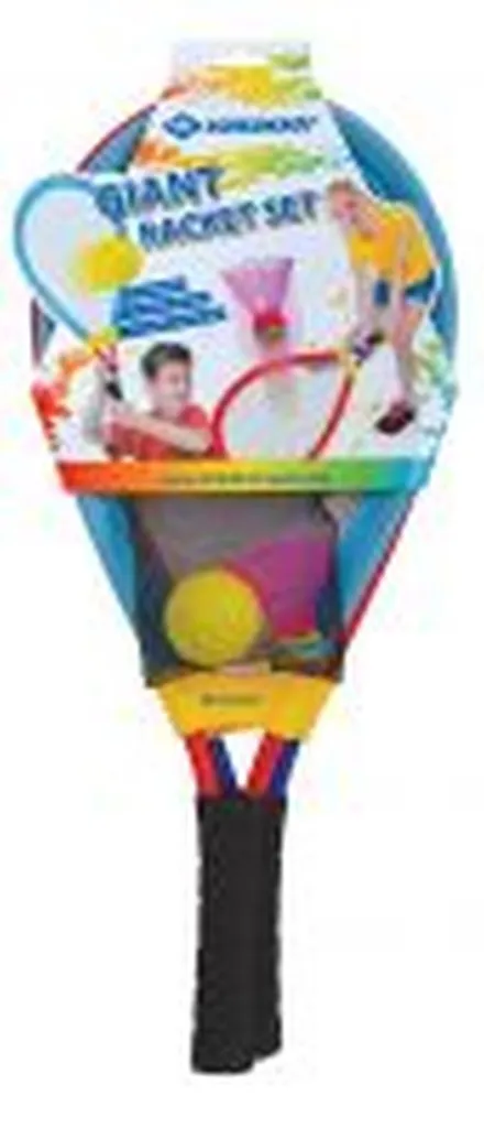 Set de Raquettes de Plage Géantes pour Enfants et Adultes en Extérieur