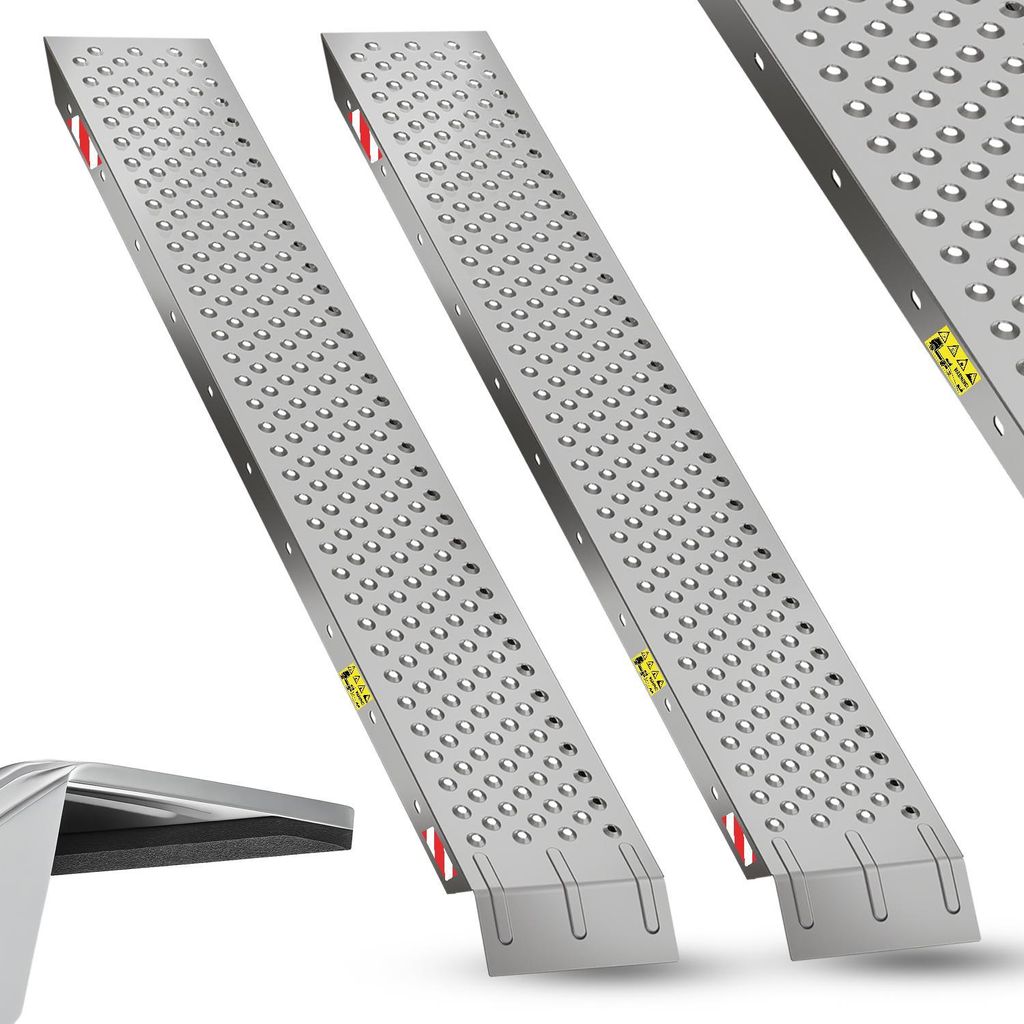 Belko® 2X Auffahrrampe 400 kg | 160x23 cm | Verzinkter Produktbild 