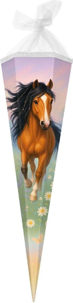 Goldbuch Schultüte 85 cm 6-eckig Wiesenglück Produktbild 