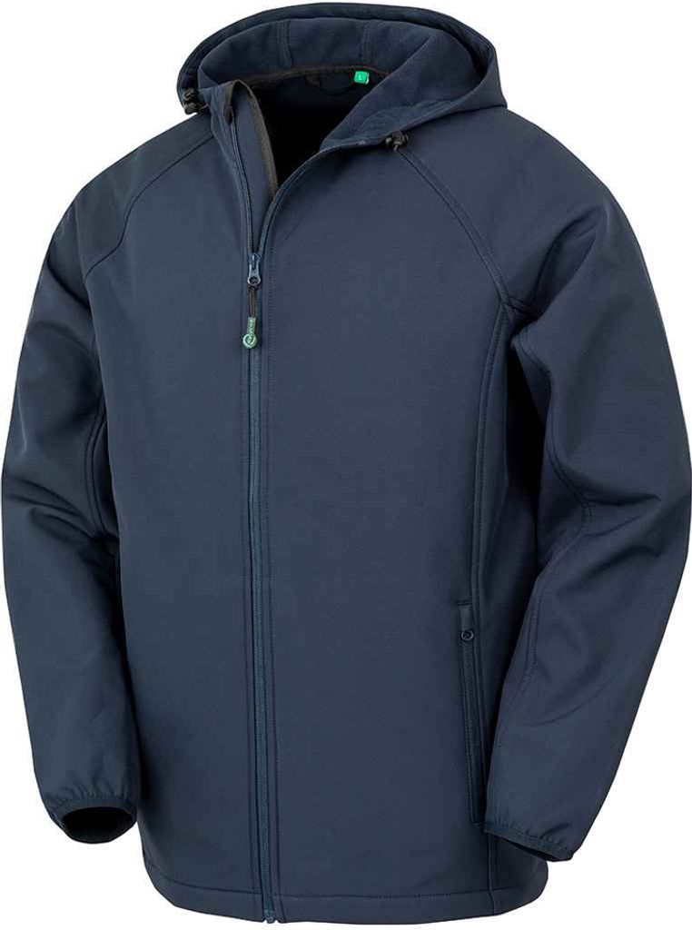 Result Genuine Recycled - Softshelljacke Zum Bedrucken für Herren PC6892 (XXL) (Marineblau)