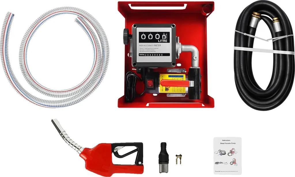 Pompe de transfert gazole et fioul avec moteur 230V haute résistance