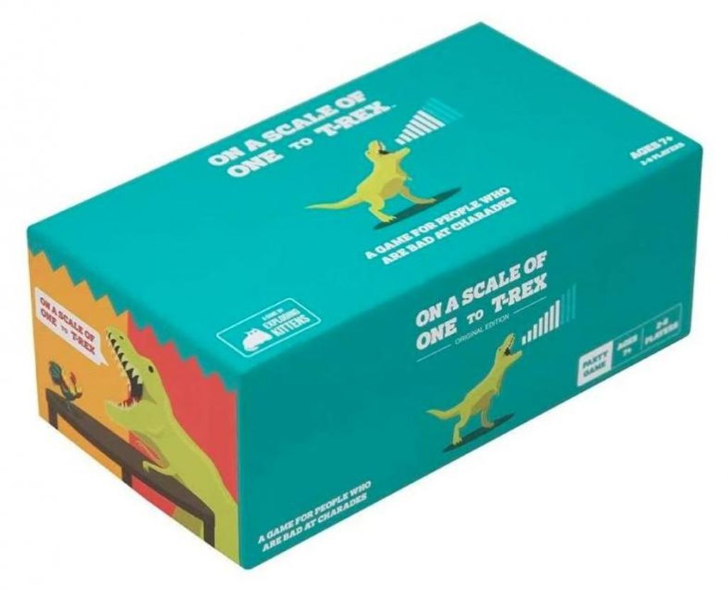 jeu de cartes sur une échelle de un à T-REX Image du produit 