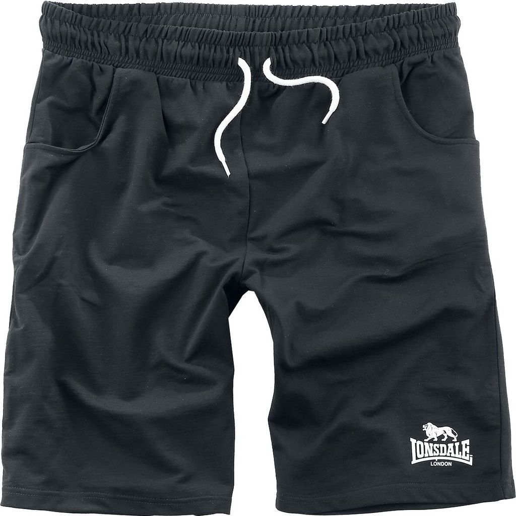 Short coupe régulière hommes COVENTRY Noir/Blanc L Lonsdale Image du produit 