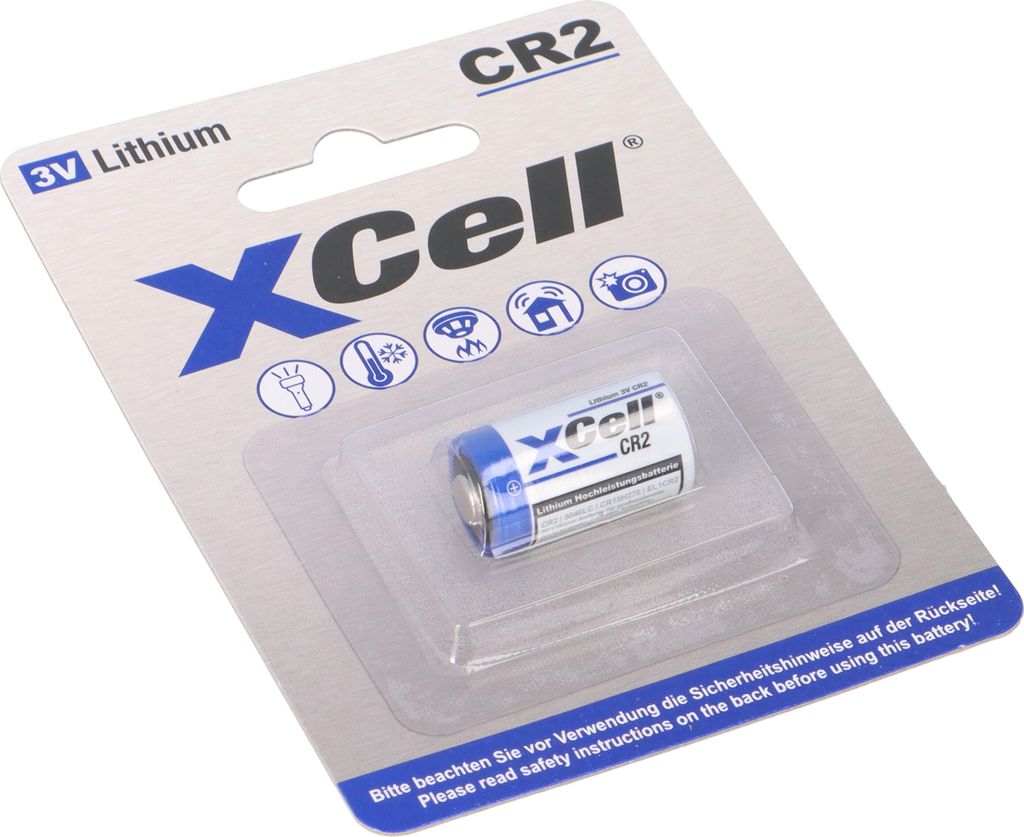 XCell CR2 Lithium-Batterie 3V – 900mAh Spezialzelle