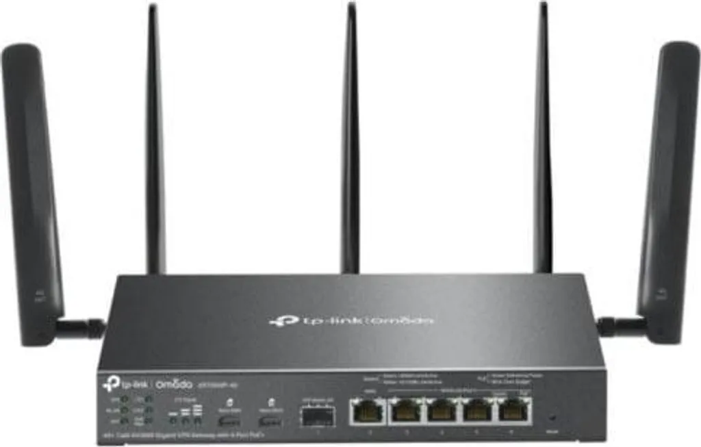 TP-Link ER706WP-4G Routeur Omada Wi-Fi Dual-Band 4G LTE Gigabit Noir