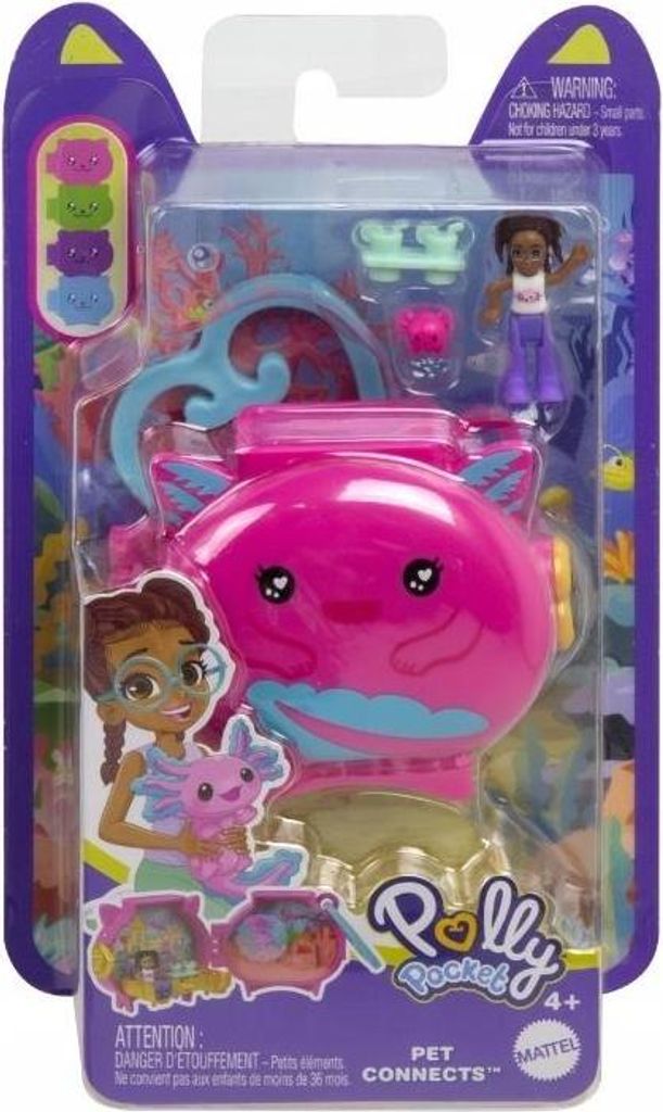 Polly Pocket PET CONNECTS Axolotl, 4 Jahr(e), Mädchen, 60 Produktbild 