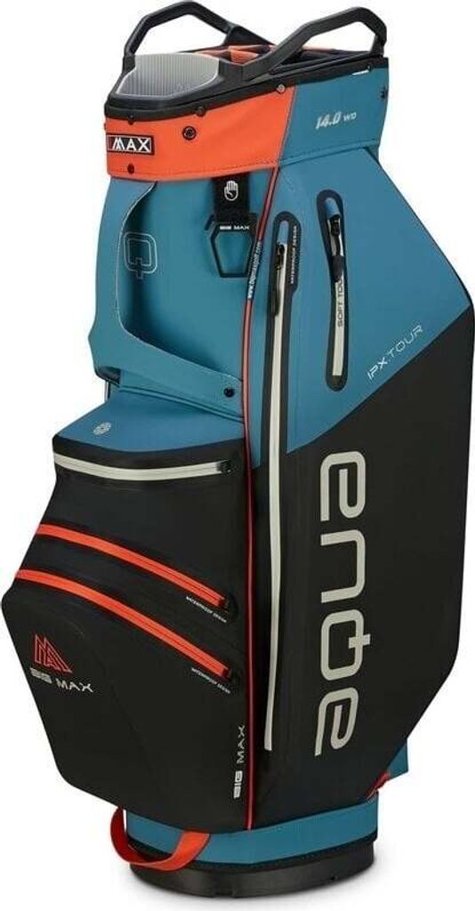 Big Max Aqua IPX Tour Blue/Black/Orange Cart bag Produktbild 