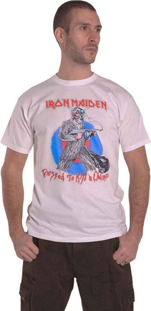 Iron Maiden - "Chicago Mutants" T-Shirt für Herren/Damen Uni RO2044 (L) (Weiß)