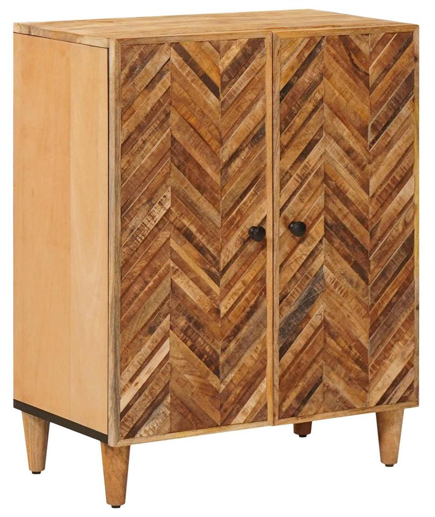 vidaXL Stauraumschränke Braun 60 x 33,5 x 75 cm Massivholz Mango