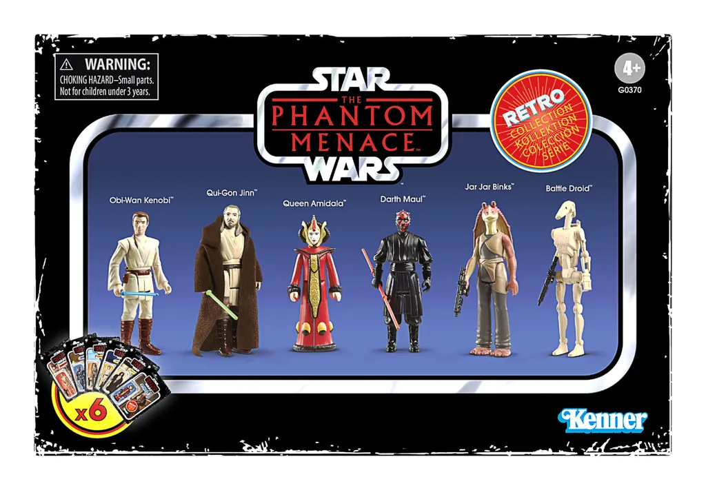 Figurine Star Wars Phantom Menace 9,5cm Hasbro avec Points Articulés