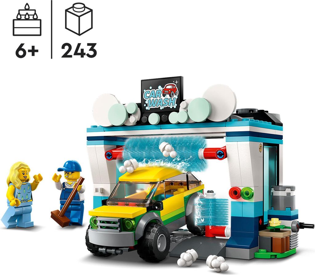 LEGO 60362 City Myjnia samochodowa, zabawka dla dzieci w Zdjęcie produktu 
