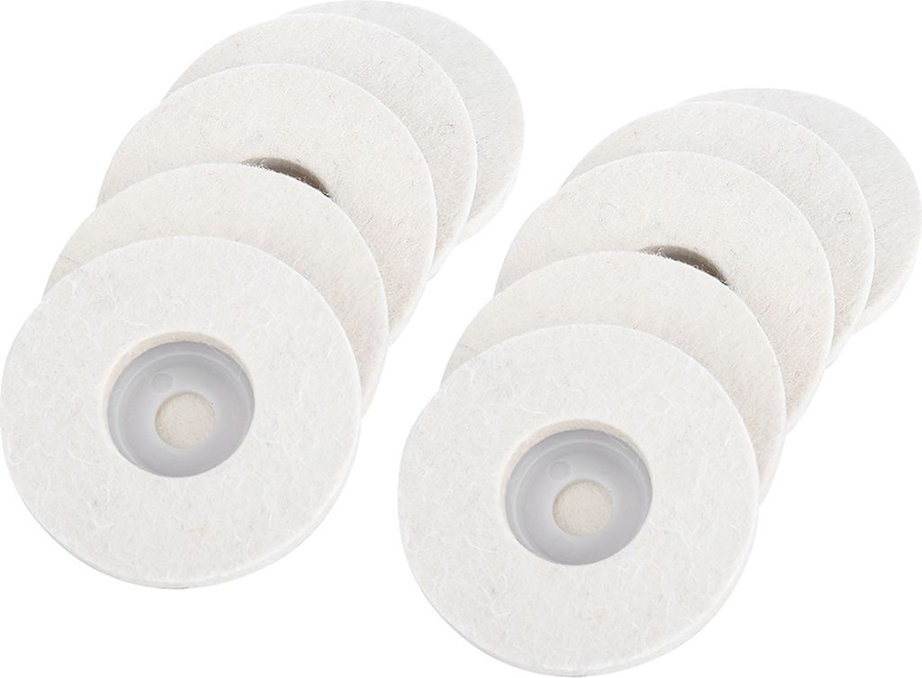 10pcs Winkelschleifer Polierscheiben Wolle Buffing Schleifscheibe Pads Kits für Metall-SchmuckFeine Wolle