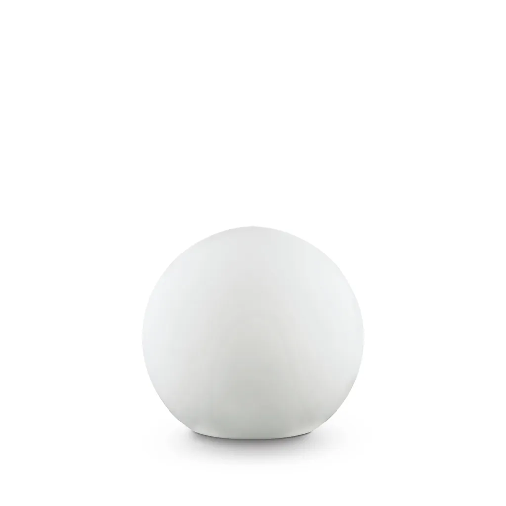 Lampe de sol moderne Sun blanche D30cm avec douille E27 pour salon