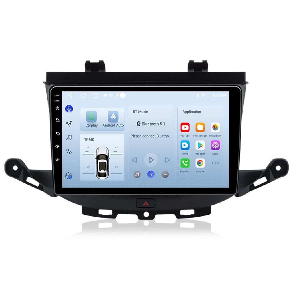 9" CarPlay Radio samochodowe Android 64GB do Opel Astra K Zdjęcie produktu 
