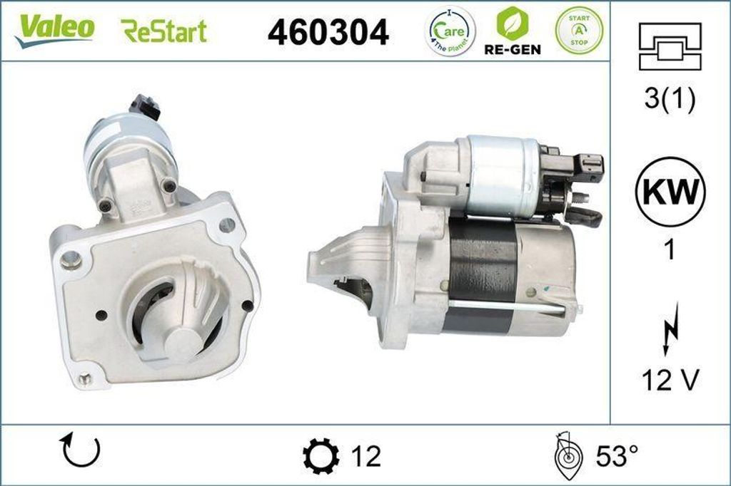 VALEO Starter VALEO RE-GEN AT STOP&START für Fahrzeuge mit Start-Stopp-Funktion