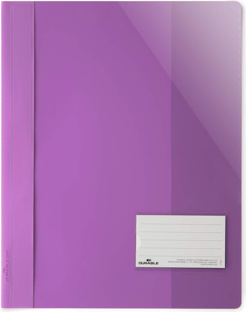 DURABLE Sichthefter A4+ Beschriftungsfenster 90x57 Produktbild 