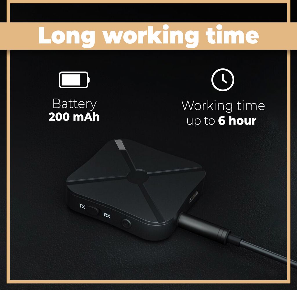 Bluetooth Sender Empfänger 2 in1  Audio Adapter 3.5mm Produktbild 21