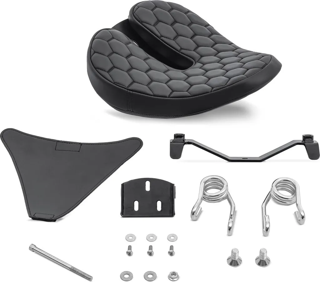 Selle solo confort anti-vibration pour Harley Sportster Forty-Eight 48 - 8