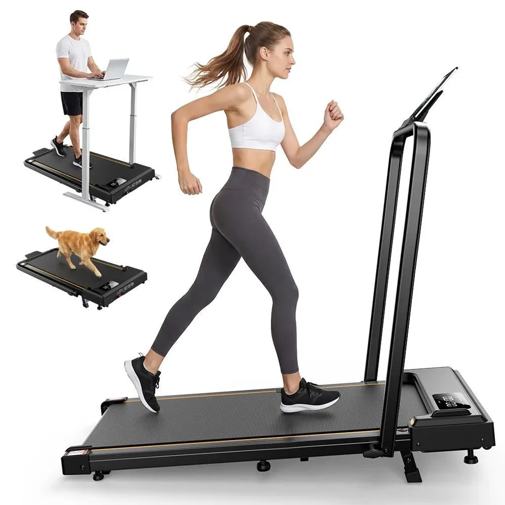 Tapis de course pliable ultra compact gain de place 100 kg maxi FT41 - 2