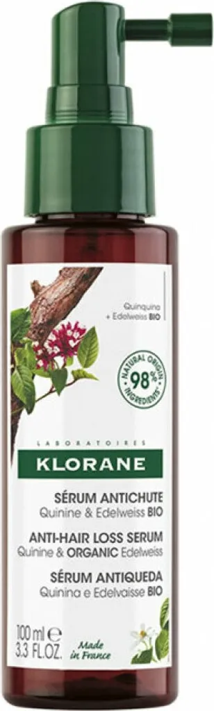 Klorane Sérum Antichute à la Quinine et Edelweiss Bio Flacon de 100 ml