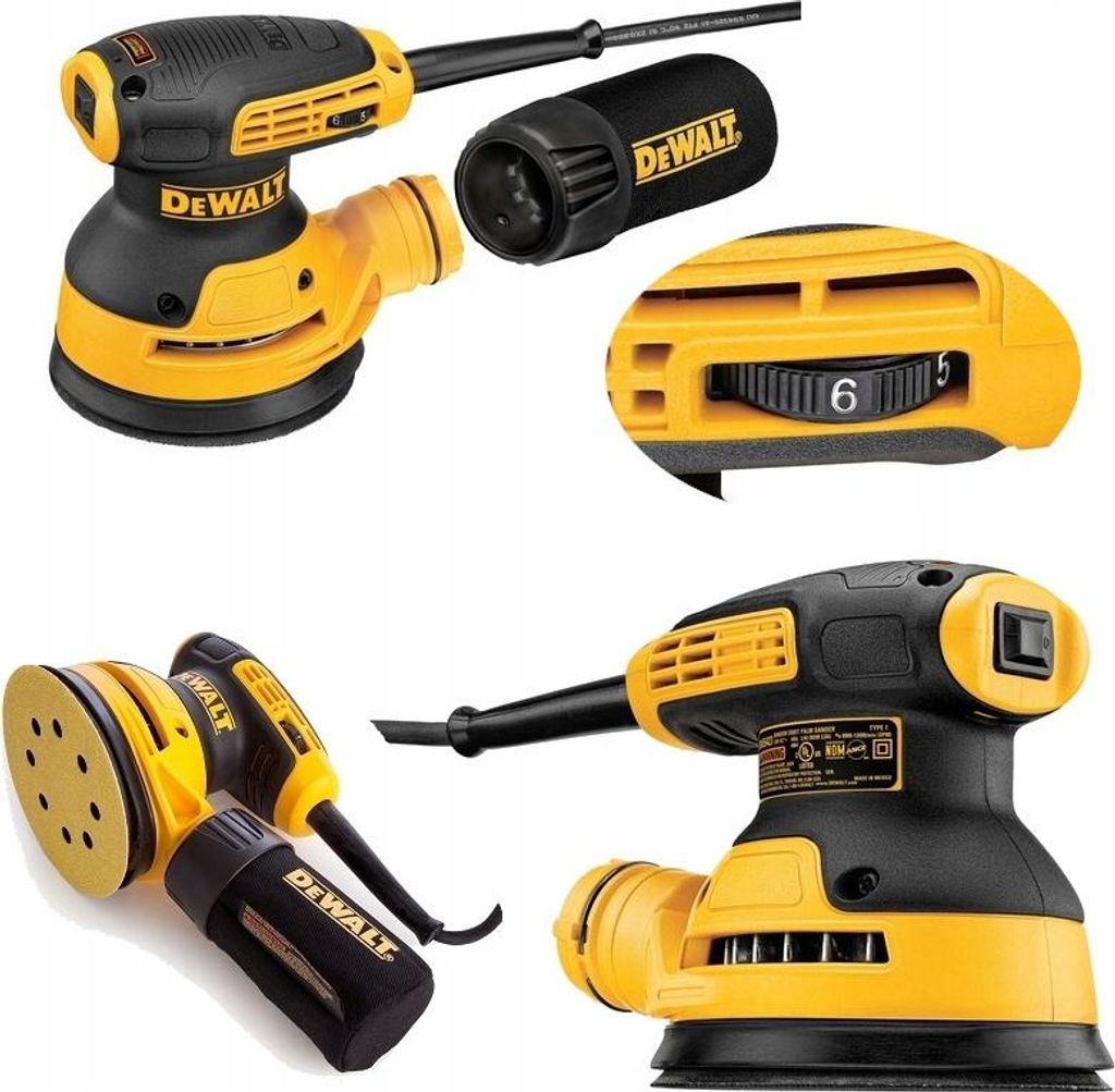 Dewalt Dwe6423 Szlifierka Oscylacyjna 280W Ze Zmienną Zdjęcie produktu 