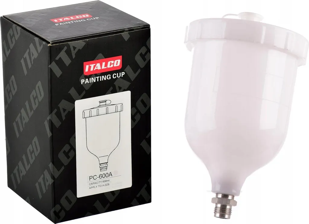 Godet de Peinture 600ml pour Italco PC-600A 3/8 Pouce Nouveau Type
